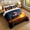 3Pcs Bedding Set Custom Name Text, 1 Sheet 2 Pillowcases Home Bed DecorWorld of Warcraft