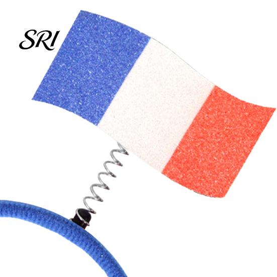 Photo Prop Headband Football for Women Men Soccer Cheering National Flag Eye-catching Party Headwear Hairband Game Day Accessories Sports Fans