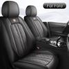 Полный комплект чехлов на сиденья автомобиля из ПУ-кожи, подходят для Ford Escape, Edge, Focus, Fusion, Mustang Mach-E, Maverick, EcoSport, Taurus