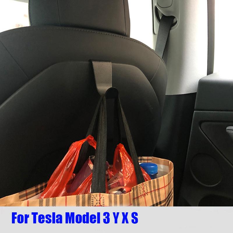 Для Tesla Model 3 Y X S Крючок-вешалка для подголовника автокресла Держатель для сумки-кошелька Хранение Для аксессуаров и декора Tesla Model Y 3