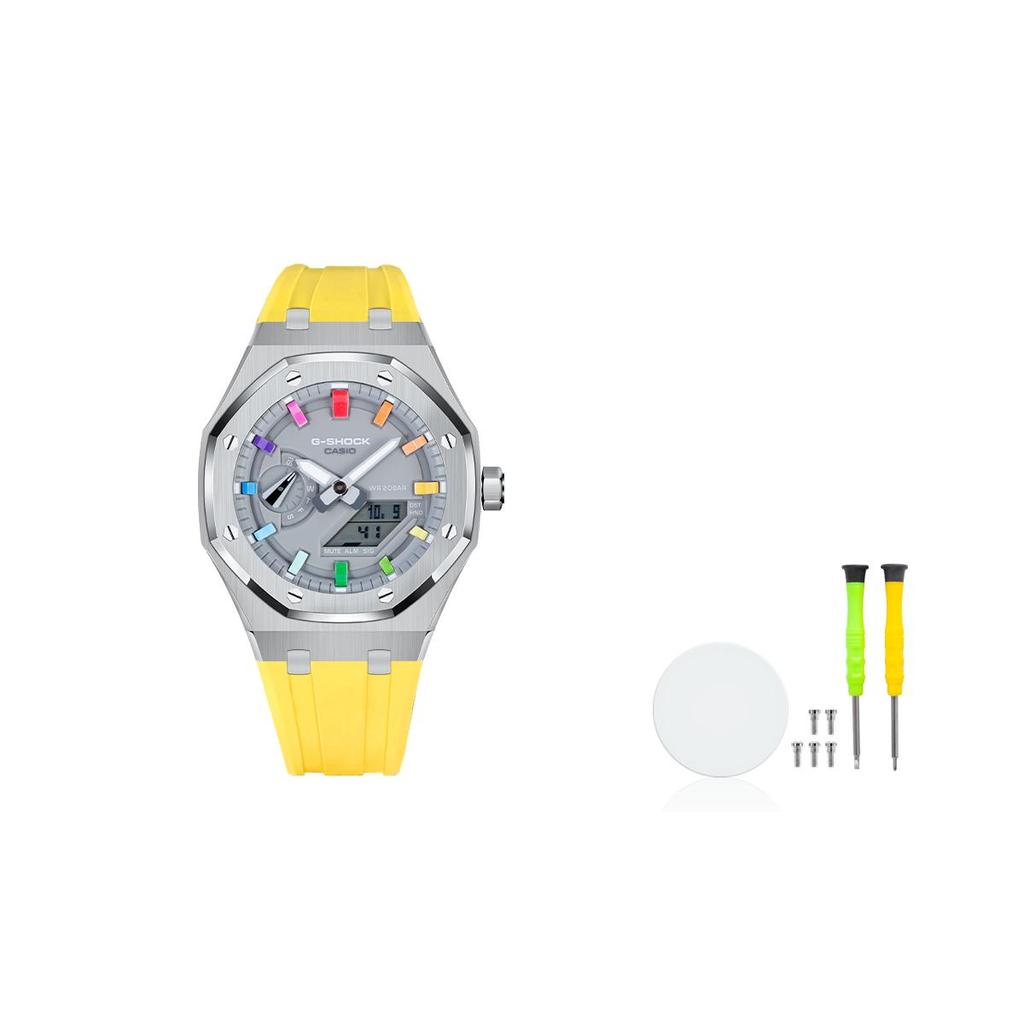 Casio Мужские серые часы GA-2110ET-8A(Watch4--)