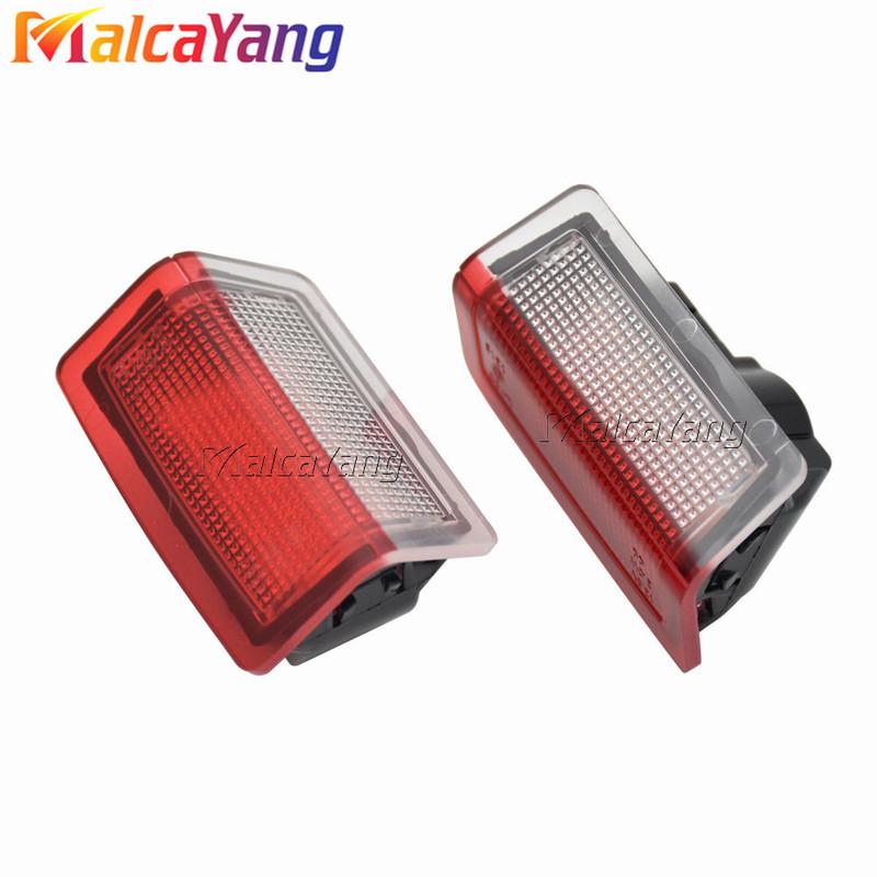 2 шт. Светодиодные фонари подсветки дверей для Mercedes Benz A B C E ML GLE GL GLS Класса W204 W176 W212 W213 W246 W166 X166 X205 Автозапчасти