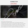 50 шт/коробка Рыболовный соединитель Штифт 4# 6# 8#10#12# Вертлюг с застежкой Рыболовный крючок Вертлюги на шарикоподшипниках Застежки Соединители для быстрого соединения Аксессуары