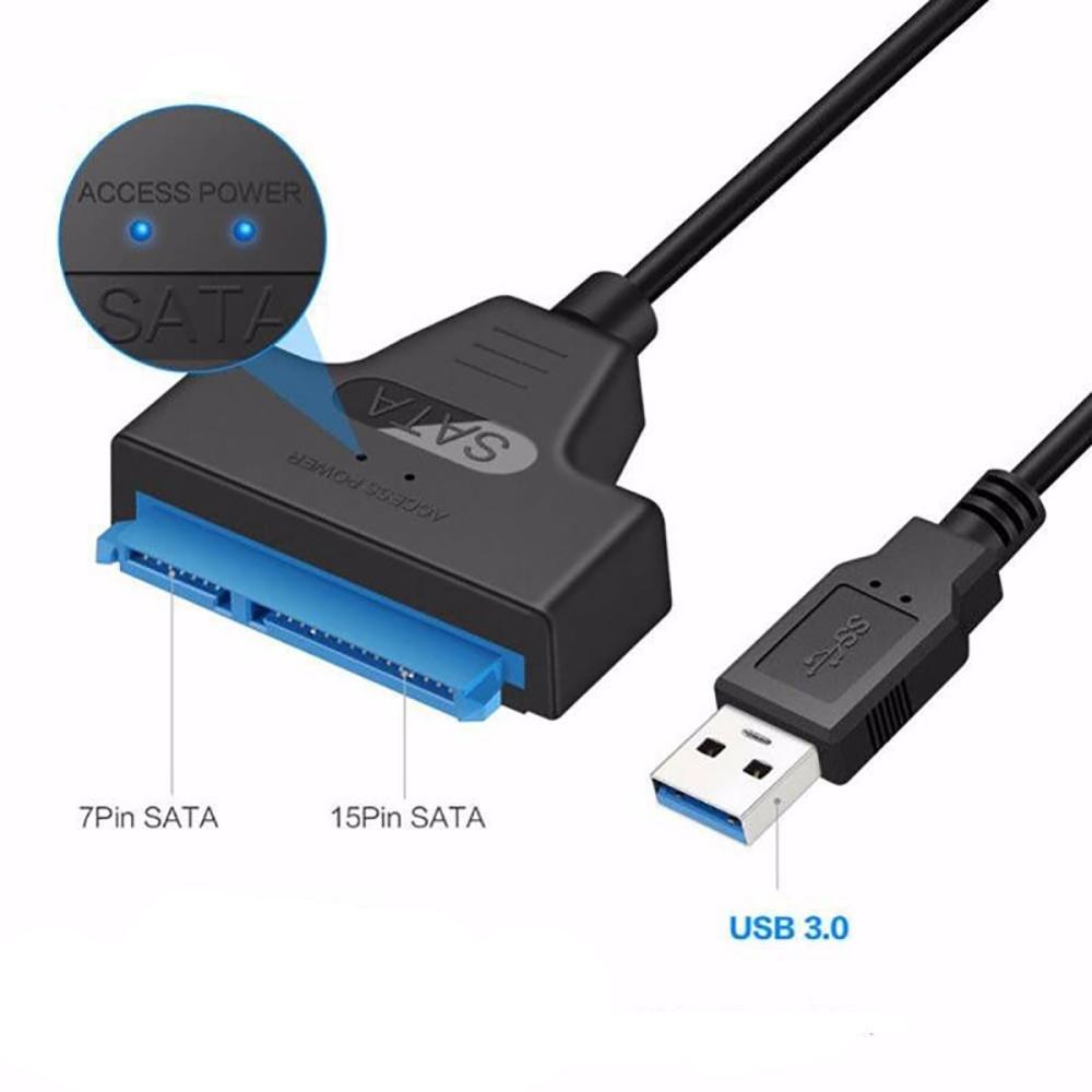 Кабель-адаптер USB 3.0 на SATA 22 Pin 500 МБ/с для SSD/HDD-кабеля-адаптера для жесткого диска