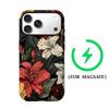 Винтажный чехол для телефона с цветком гибискуса для IPhone 17AIR 16E 16 15 14 13 12 11 17 Pro Max Plus Двухслойная задняя крышка