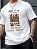 There Is No Such Thing As Scrap Steel Metal Worker Graphic T-Shirt Vintage Mechanic Quote Short Sleeve Men Cotton Tee