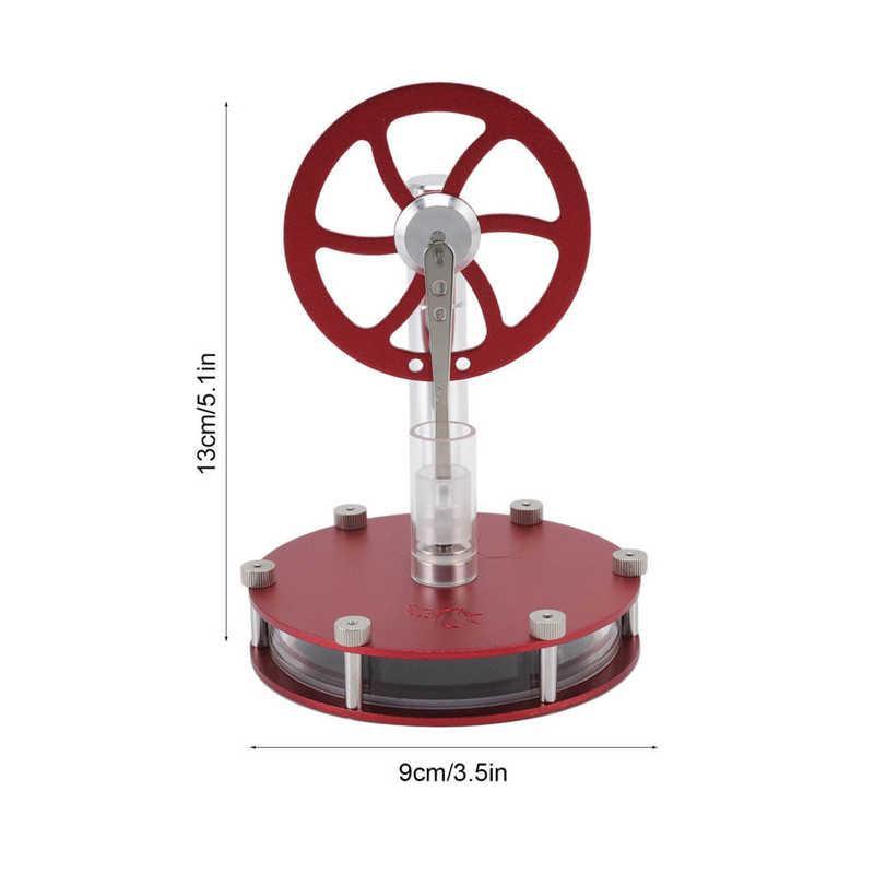 Модель двигателя Стирлинга Низкотемпературный дифференциальный образовательный игрушечный металлический горячий двигатель для детей, обучающий науке и образованию