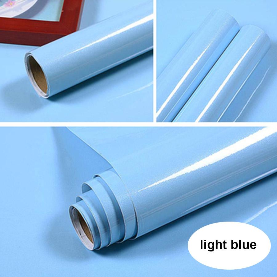 Перламутровые Однотонные Маслостойкие ПВХ Обои Самоклеящаяся Водонепроницаемая Ремонтная Наклейка для Кухонной Мебели Стола Шкафа