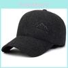 Fashionable Thickened Warm Baseball Cap For Elderly Men Stylish Design For Cold Weather