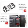 SHINEKA фары для Jeep Wrangler JL Автомобильный задний фонарь Декоративная накладка на задний фонарь Защитная наклейка для Jeep Wrangler JL