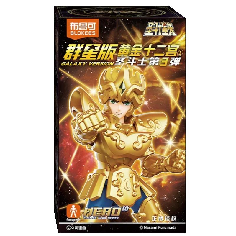 Фигурка Золотого Святого Blokees Версия Галактики 02 Весы Доко Стрелец Saint Seiya Собираемые Игрушки Подарок на День Рождения для Детей