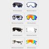 Windproof Dogs Sunglasses Suitable for Medium Large Dogs Pet Glasses for Snow Beach Outdoor Snow Sports Eye Wear