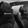 drxhs8 For Skoda Rapid Kodiaq Superb Fabia Octavia A7 Kamiq Yeti Car Headrest Neck Support Seat Soft Neck Pillow Auto Accessories