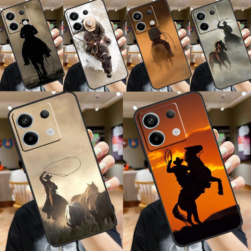 Rodeo Cowboy Lasso Funda For Xiaomi Redmi Note 13 Pro 12 11 9 10 Pro 12S 11S 10S Redmi 13 12 10C 12C 13C Case