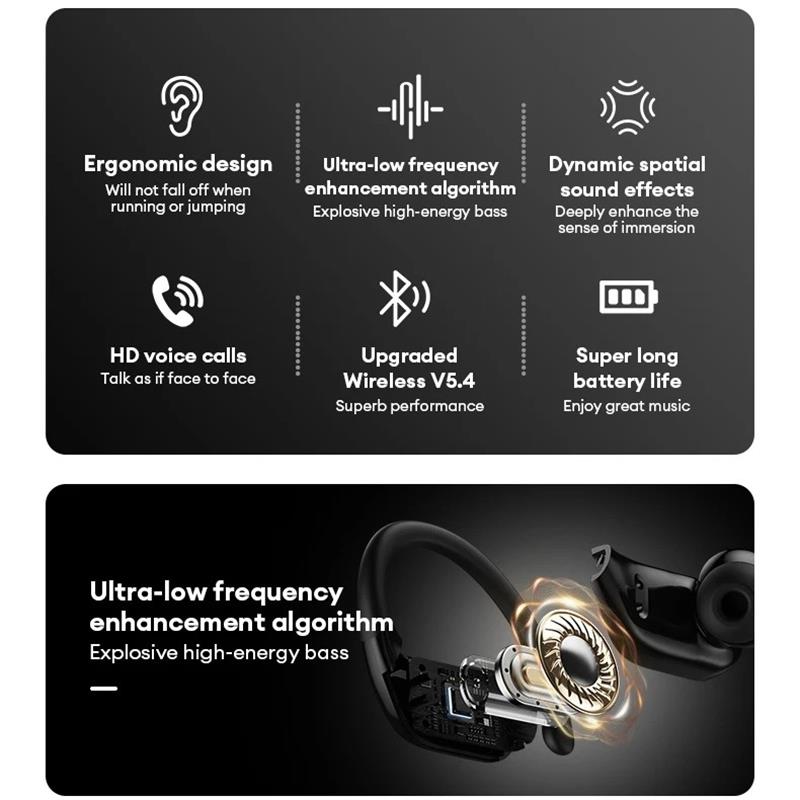 Оригинальные новые беспроводные наушники Lenovo LP79 TWS Bluetooth V5.4 со сверхнизкой задержкой для игровых наушников Hi-Fi Music Sports Earbuds