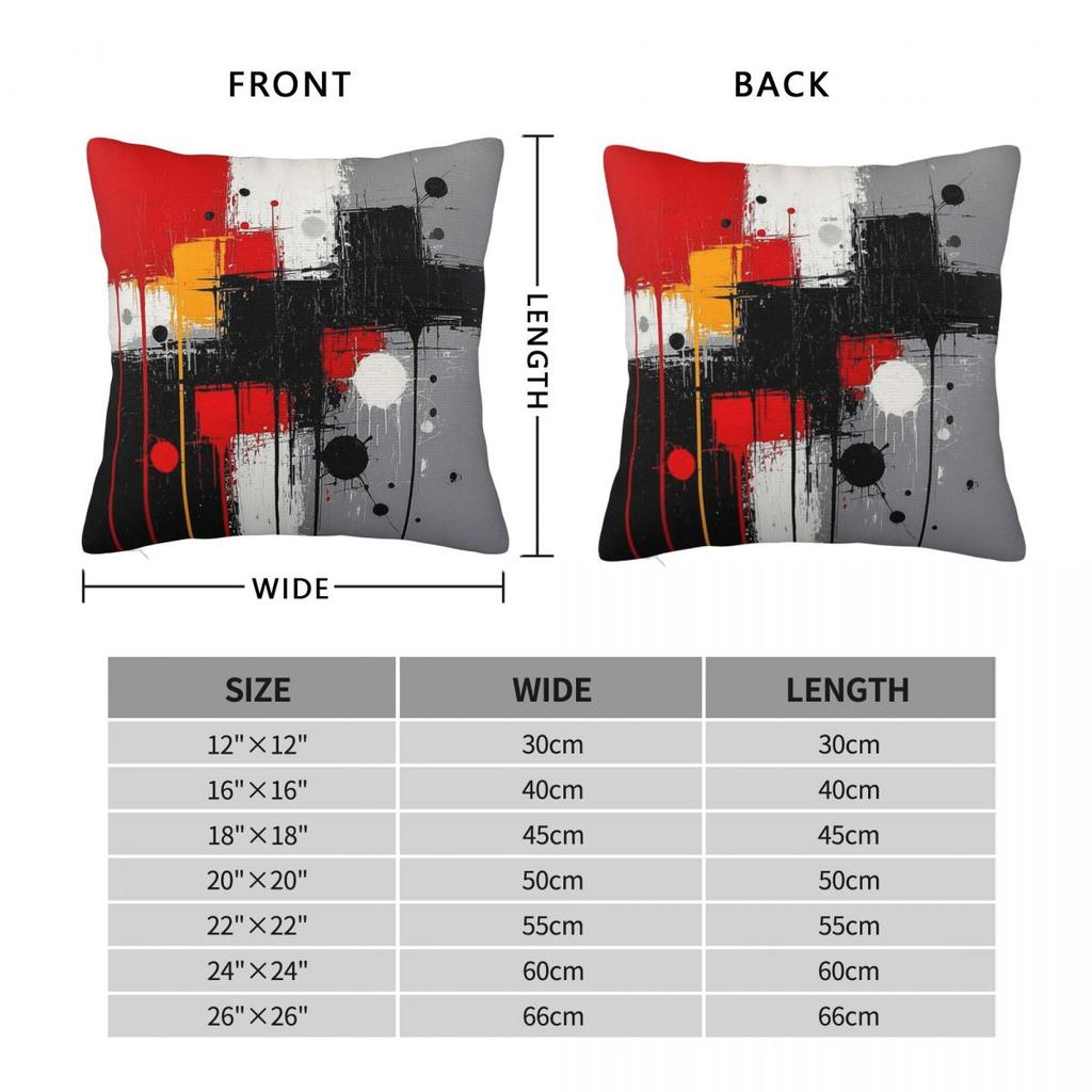 Drip Style 5 Color Abstract Pillowcase Polyester Linen Velvet Pattern Zip Decorative Throw Pillow Case Bed Cushion Cover