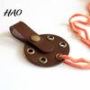 Yarn Splitter with 5 Holes Faux Leather Divider, Knitting Organizer, Portable Round Wool Separator, Crocheting Accessories Tool