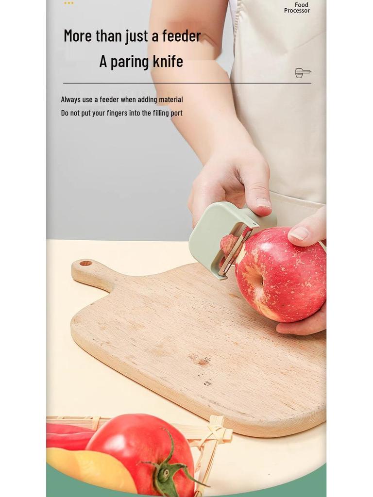 Электрический ручной измельчитель овощей и детского питания второго поколения - Многофункциональная чеснокодавилка и мясорубка