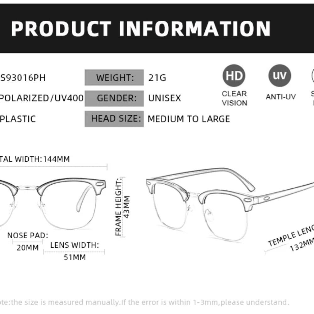 Классические фотохромные солнцезащитные очки в полурамке, женские солнцезащитные очки-хамелеоны с заклепками в стиле ретро, ​​мужские модные солнцезащитные очки с изменением цвета для вождения