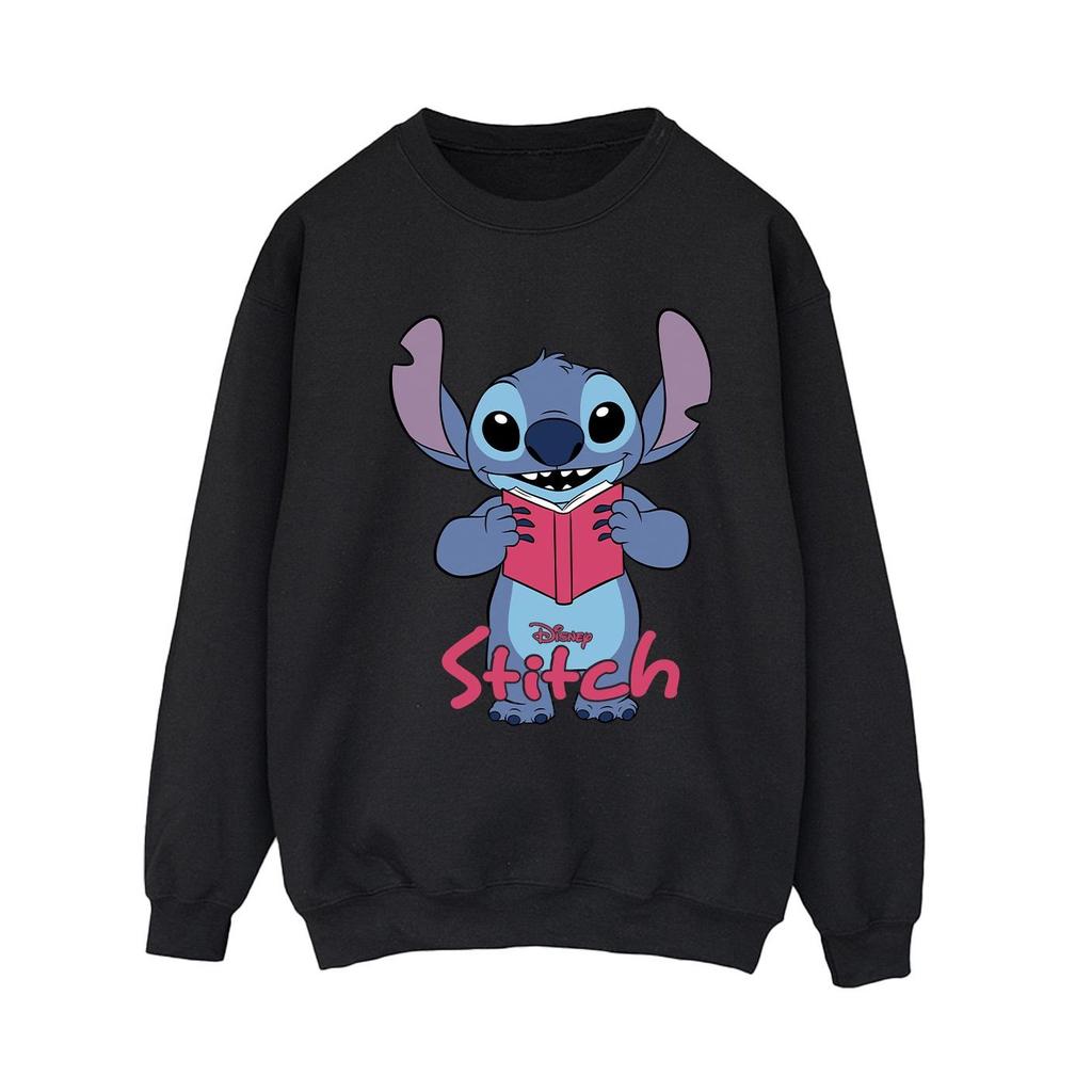 Lilo & Stitch Женский/Дамский свитшот для чтения стоя