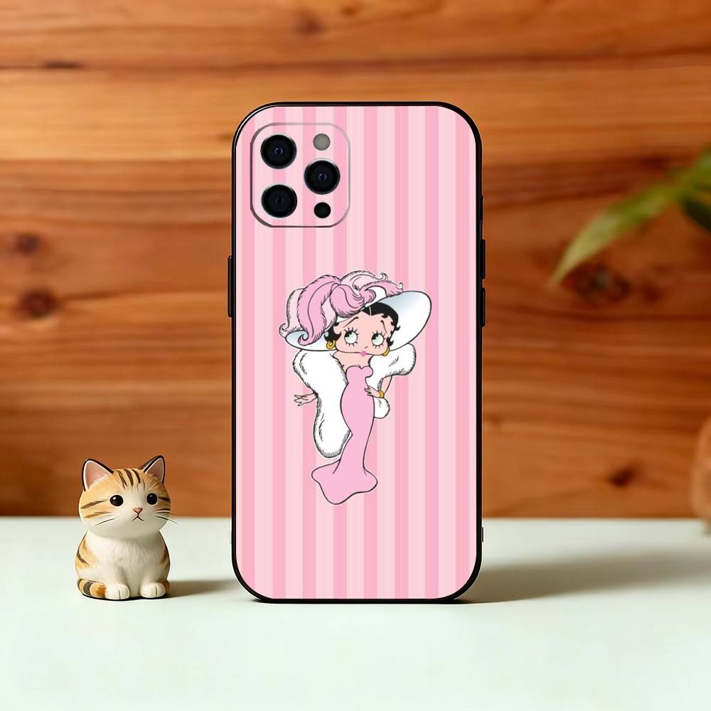 Чехол для телефона Be-Tty Boo-P Силиконовый Мягкий Для IPhone 17 16 15 14 13 12 11 X XR Plus Pro Max Plus