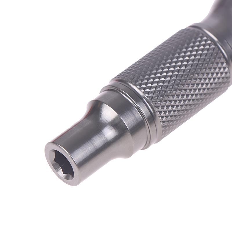 Металлическая отвертка Многоцелевой гаечный ключ 6,35 Насадка-бита Алюминиевый сплав Бытовая Крестовая рукоятка Прецизионный Портативный гаечный ключ