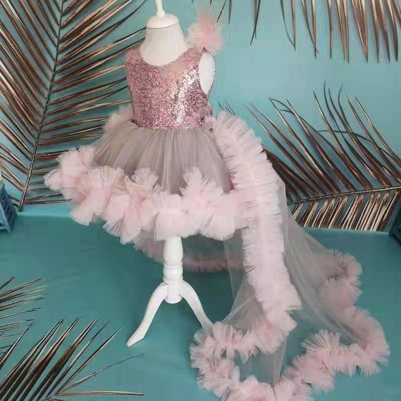 Детские платья для девочек, пачки для детей среднего возраста, рождественские платья, платья с длинными рукавами, платья принцесс для девочек