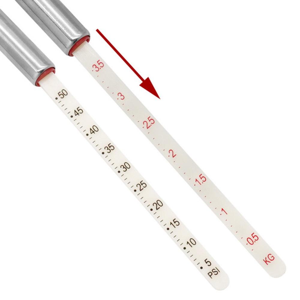 Pen Shaped Tire Gauge 5-50PSI Tire Pressure Test Pen Portable Tyre  Air Pressure Test Meter