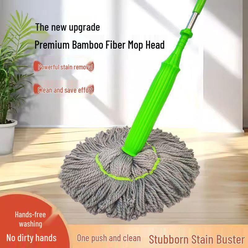 Self-Wringing Rotating Floor Mop