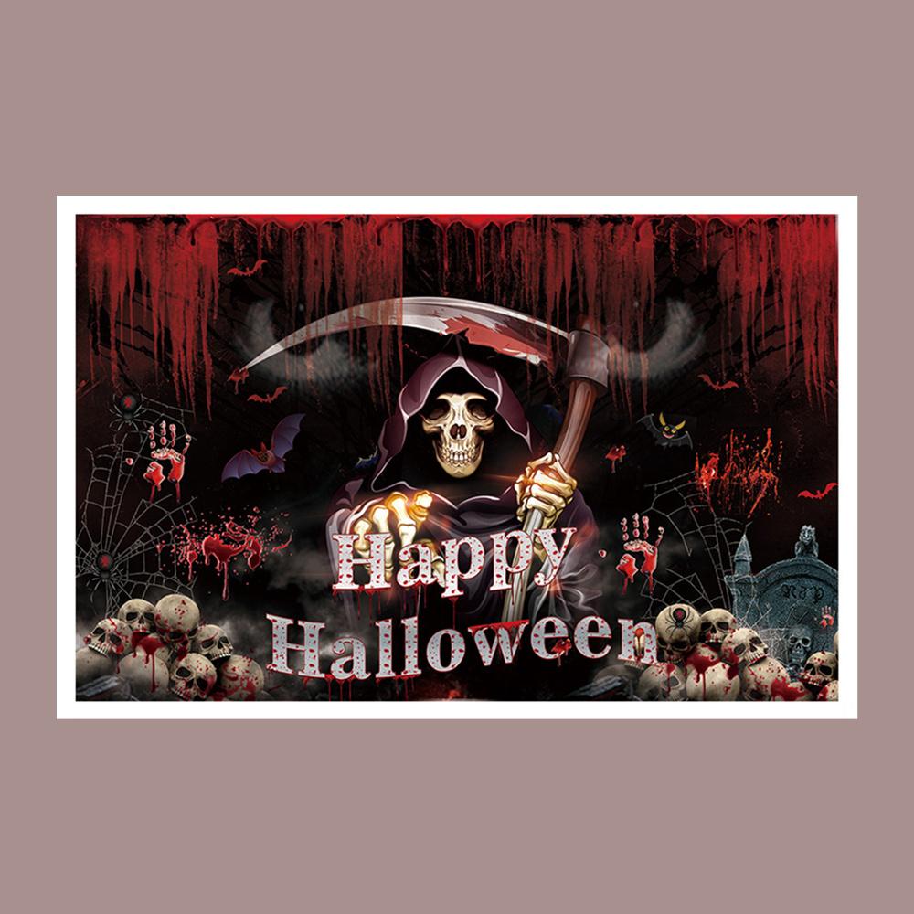 5/3/1Pcs Halloween Horror Atmosphere Vampire Banner Halloween Party Background Horror Theme Banner Photo Photography Props