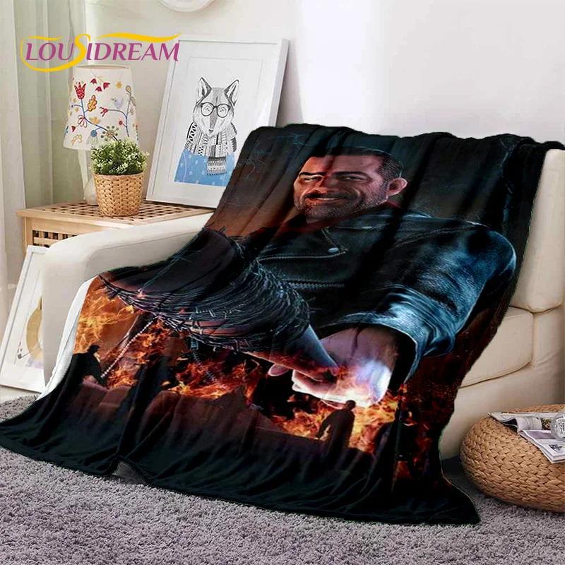 The Walking Dead Lincoln TWD Soft Flannel Blanket for Beds Bedroom Sofa Picnic,Throw Blanket for Cover Outdoors Leisure Nap Gift