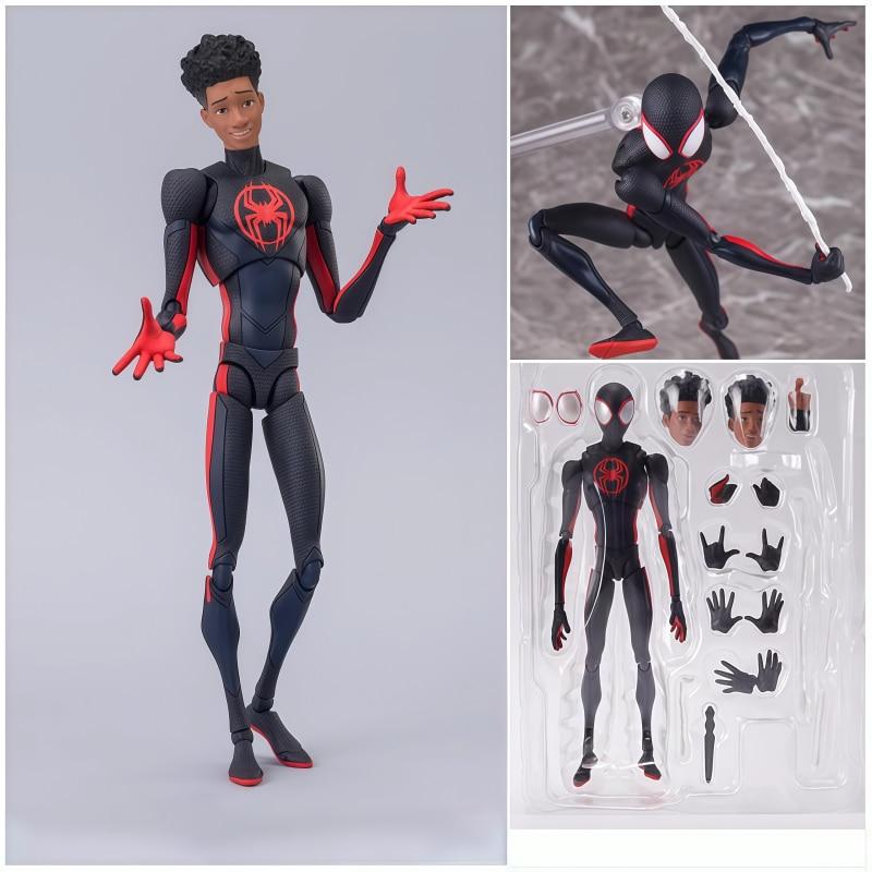 Miles Morales Spider-Man Action Figure 16cm Eco-Friendly PVC Kids Gift