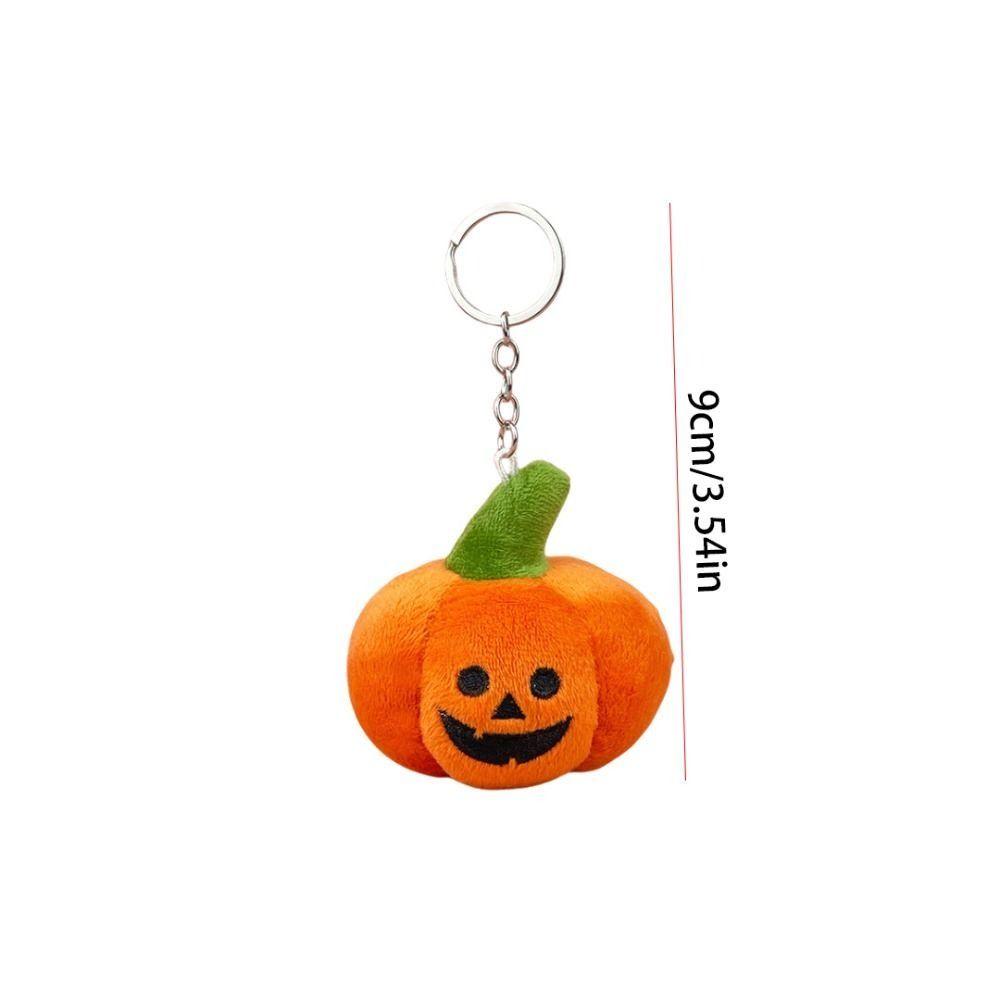 host Pumpkin Plush Keychain Hanging Plush Doll Keychain Creative Backpack Charm Women