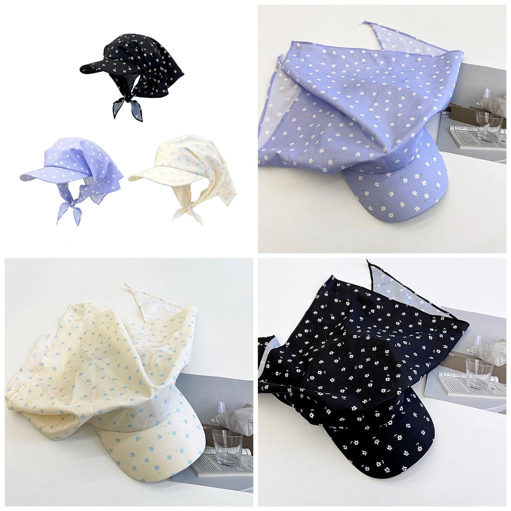 Легкий головной платок, бейсболка с цветочным принтом, регулируемый размер, кепка для велоспорта, путешествия, тюрбан, кепка для девочек и женщин, солнцезащитная