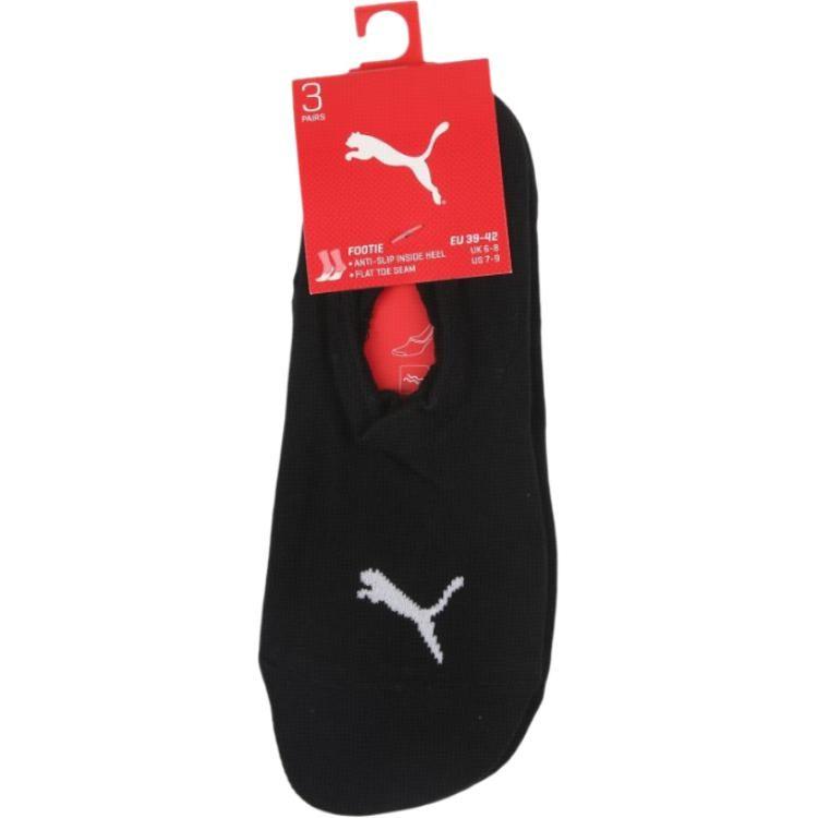 Puma Носки-сліпы унисекс 3 пары Apa Running Носки на щиколотку унисекс 3 пары Черный 907701-01