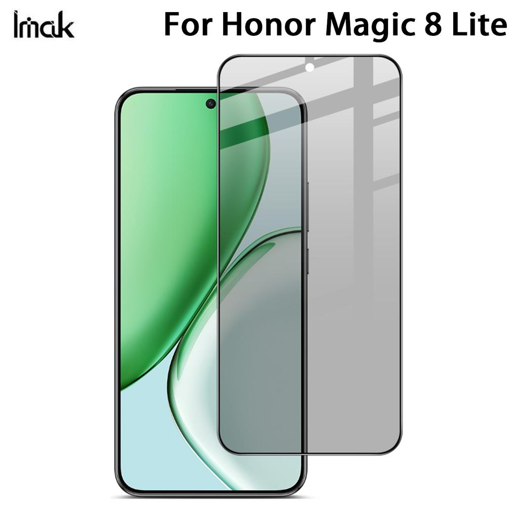 Для Honor Magic 8 Lite Стекло IMAK 3D Изогнутое Приватное Закаленное Стекло Пленка Полного Покрытия Экрана