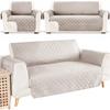 1/2/3 Seater Sofa Covers Quilted Throw Sofa Slipcovers Washable Sofa Protector Anti Slip Couch Cover For Living Room Bedroom