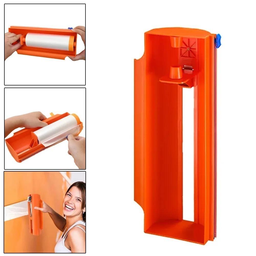 Upgraded Masking Film Plastic Cutter Masking Film Cutting Tool for Atomobile Spray Paint Protective Paper Anti-Dust Working Tool