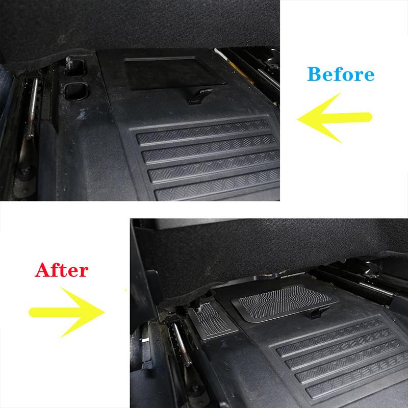 3 шт./компл., крышка из нержавеющей стали под сиденьем, вентиляционное отверстие, пылезащитная сетка, подходит для Land Rover Defender 90 110