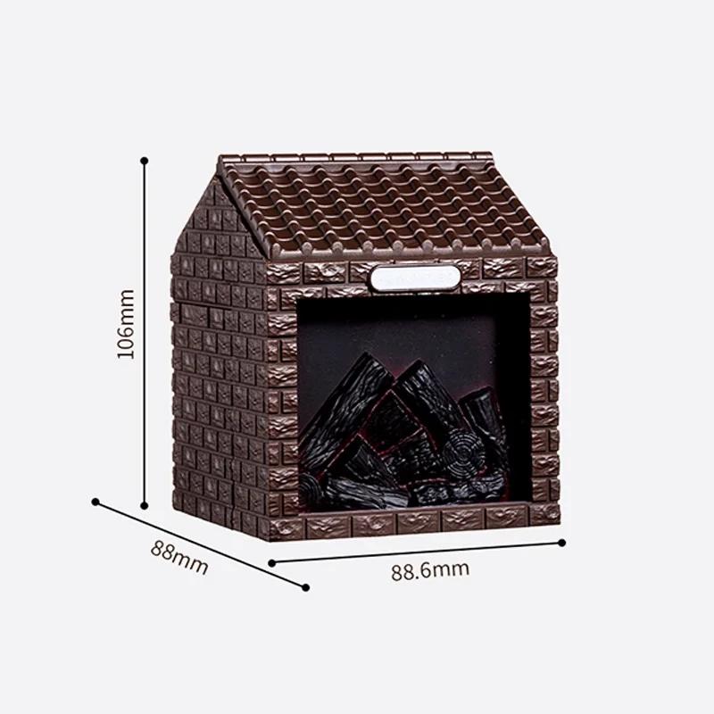 Xiaomi Charcoal House Humidifier Diffuser, 2 Speed Mist Modes & Warm LED Night Light, Quiet Spray Bedroom Mini Aromatheray Diffuser
