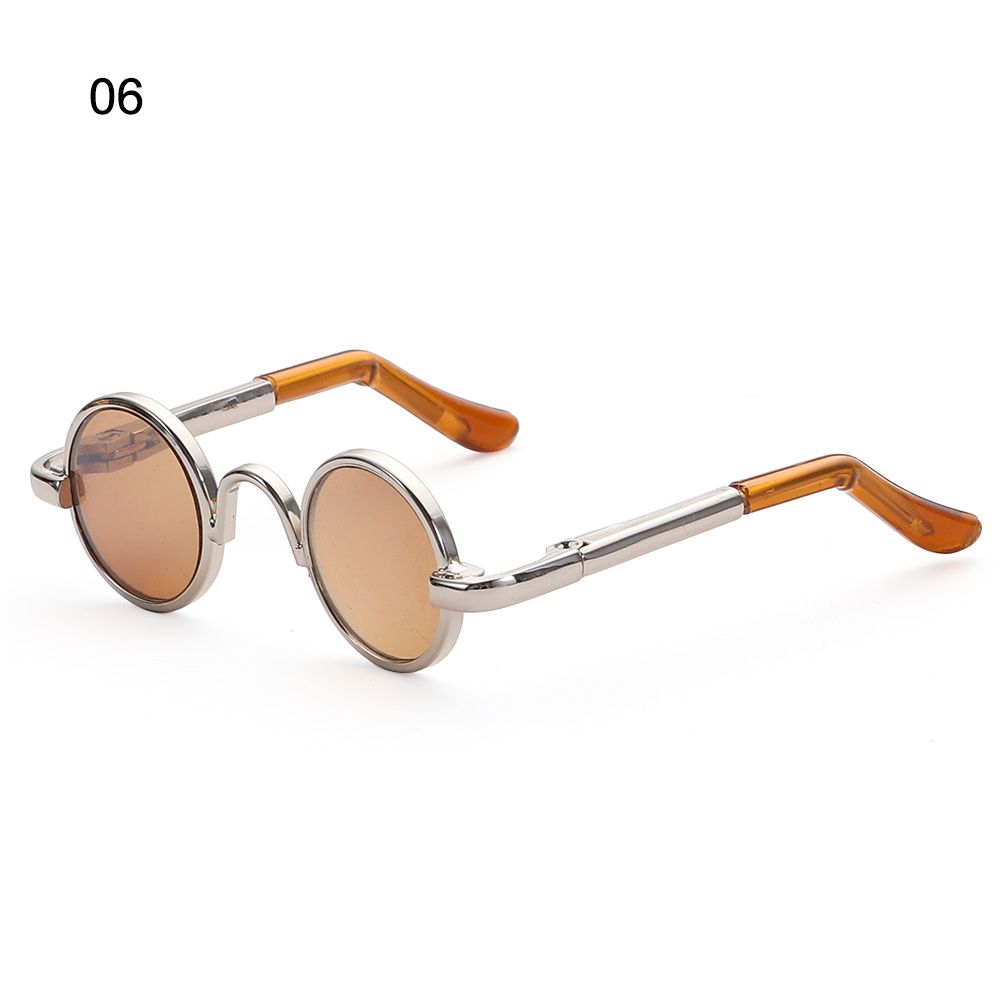 Plush Doll for 1/61/12 BJD Cute Round Frame Glasses Clothes Plush Doll Eyeglasses For 1/4 Dolls