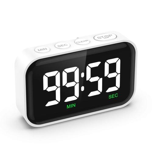 Kitchen Timer, Digital Learning Timer, Stopwatch, Interior Timer with Magnetic Display, Large Screen, Perfect for Cooking, Sports, Training, Home, Off