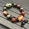 Натуральный тибетский браслет Дзи, очаровательные агатовые нити, ручные струны, браслеты в китайском стиле, ретро-браслеты, мужские аксессуары