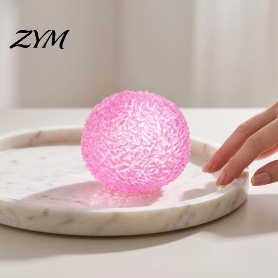 Tactile Sensory Tools Crunchy Stress Ball, Ice Slushie Fidget Toy, Slow Rebound Squeeze Toy for Relief And Anxiety Desktop Reliever