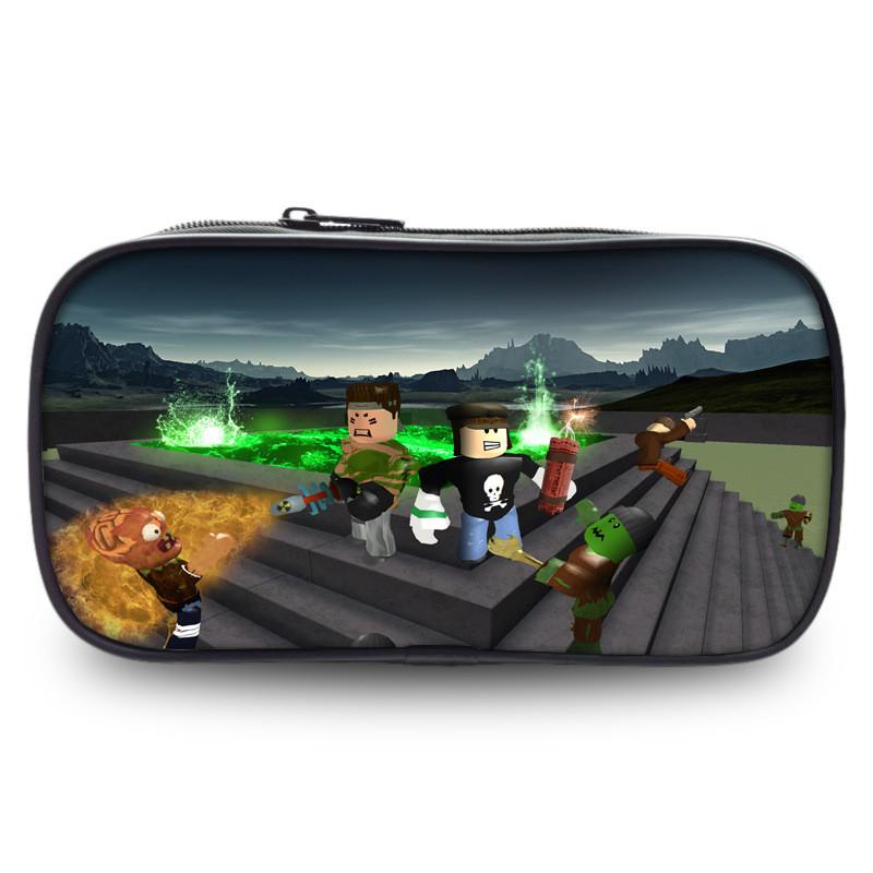 Roblox Pencil Case Large Capacity Nylon School Supplies For Kids And Teens