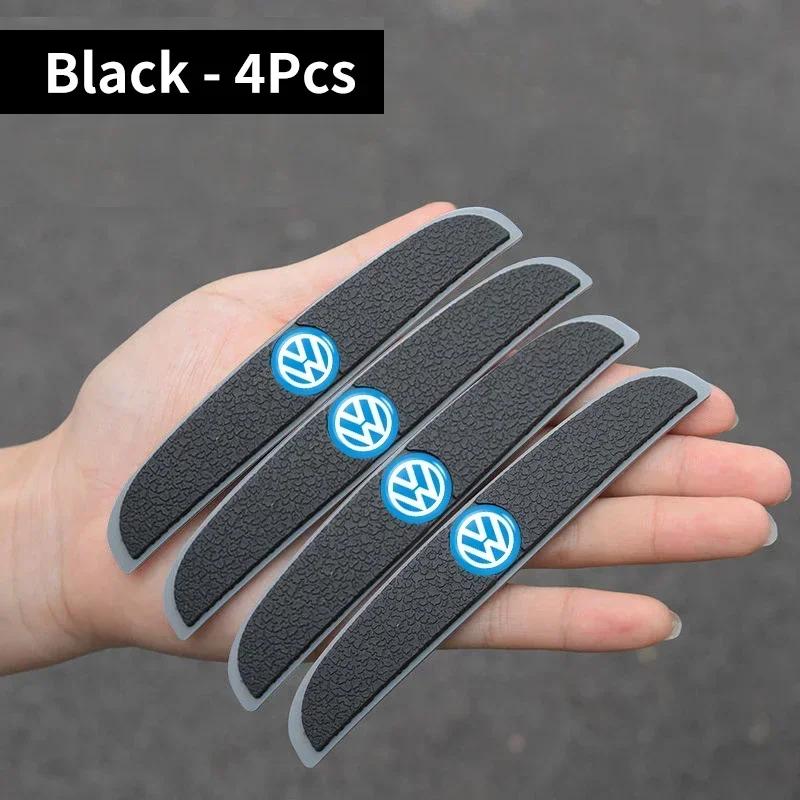 4PCS Car Door Edge Protector Guards Sticker Strip For Volkswagen VW Scirocco Jetta Beetle Golf Passat Polo Tiguan Sharan Touran