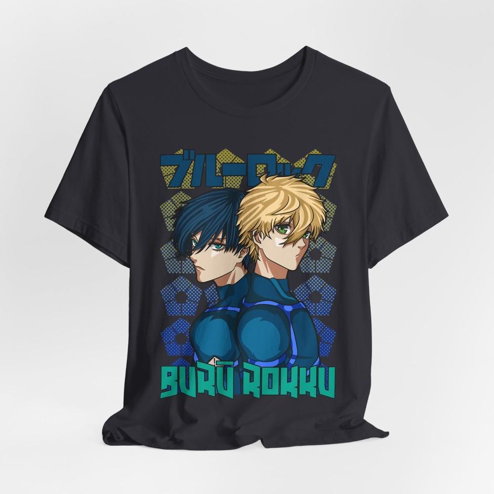 Rin Itoshik, Nagi Seishiro Вдохновлено аниме | Графическая футболка Buru Rokku