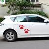 Кот Собака Отпечаток Лапы Зеркало Двери Автомобильные Наклейки на Стекло Лобовое Стекло Наклейка Отпечаток Лапы Автомобильные Наклейки