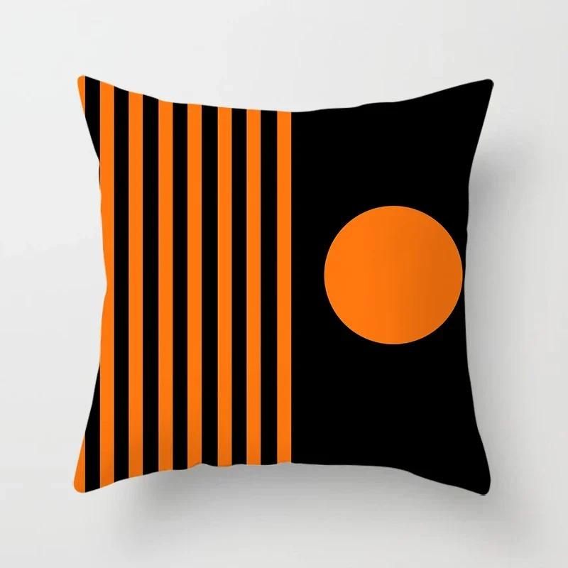 Простая геометрическая декоративная наволочка для дивана в машину, квадратная подушка, наволочка