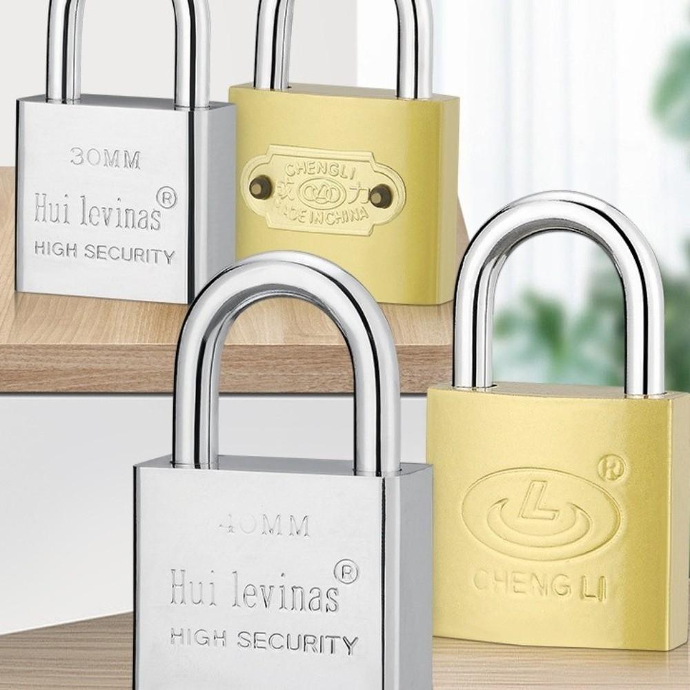 Waterproof Stainless Steel Padlock Small Lock Head Anti-theft Lock Household Lock  Door Lock
